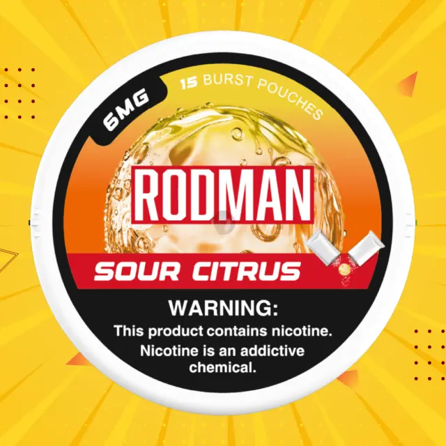 Rodman Sour Burst Nicotine Pouches
