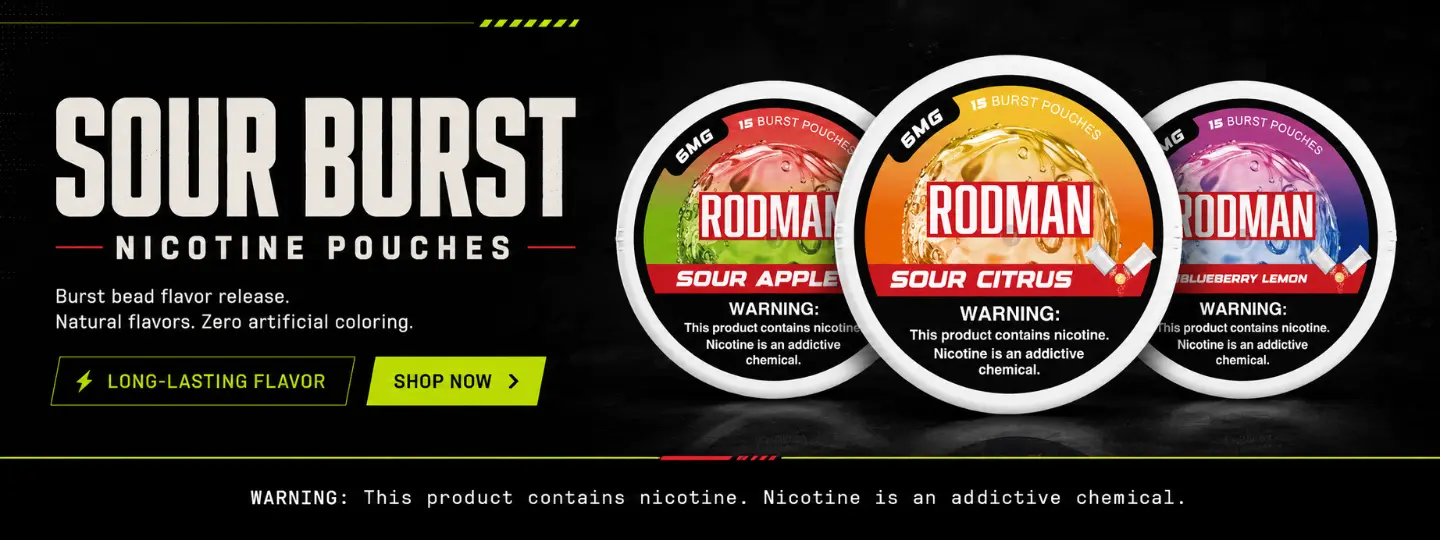 Rodman Sour Burst Pouches