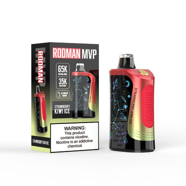 RODMAN MVP 65K Puffs Disposable - Texas Compliant Edition Strawberry Kiwi Ice