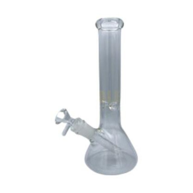 12" Heavy Duty Clear Glass Beaker Water Pipe with Ice Catcher