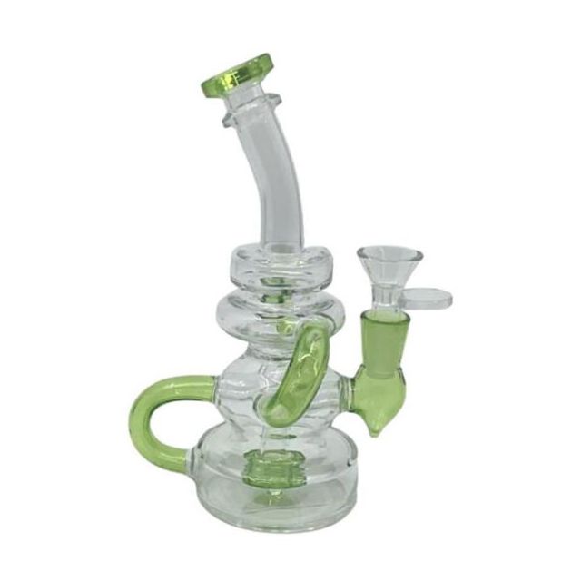 7.5" Mini Recycler Glass Water Pipe