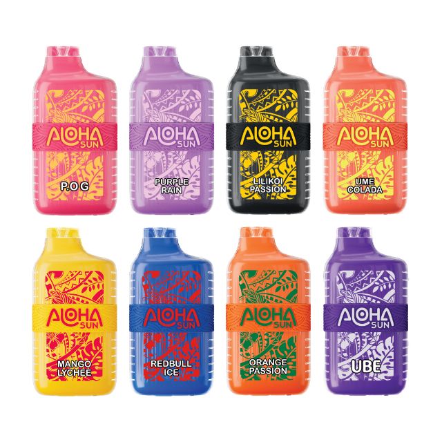 Aloha Sun 7000 New Flavors Collage