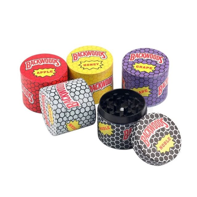 Backwoods 63mm 4 Part Zinc Alloy Herb Grinder