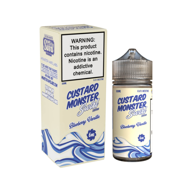 Best Deal Custard Monster Swirl Edition 100mL - Blueberry Vanilla