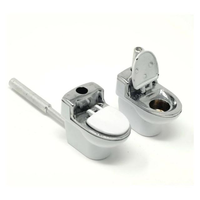 Bobtr 3F Toilet Design Bowl Metal Hand Pipe