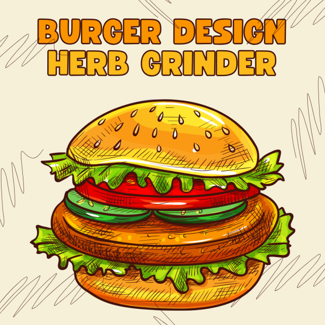 Burger Design Herb Grinder 70mm