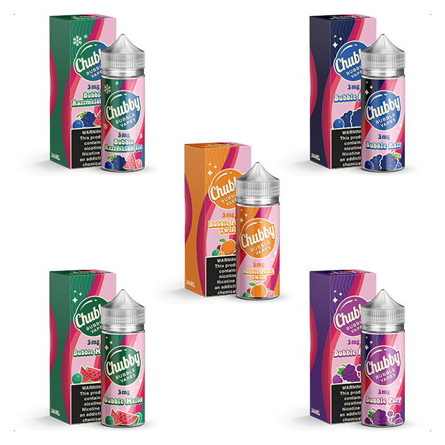 Chubby Bubble Vape Series 100mL for wholesale and bulk pricing from Vape Wholesale USA