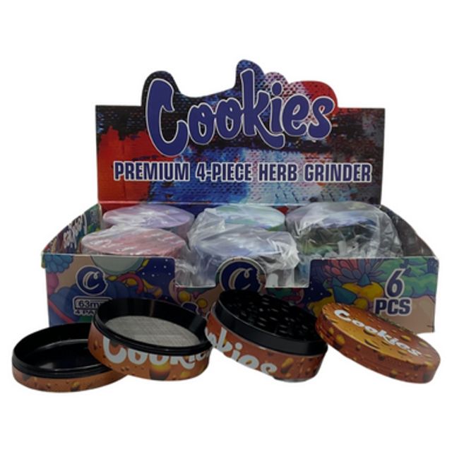 Cookies Premium 4-Pieces Herb Grinder 65mm x 45mm