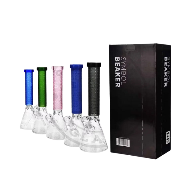 The Binary Glass Beaker Bong 15inch