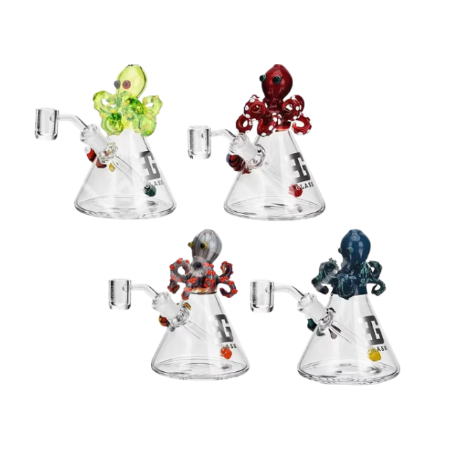 Heady Octopus Glass Pipe 5.3 inch