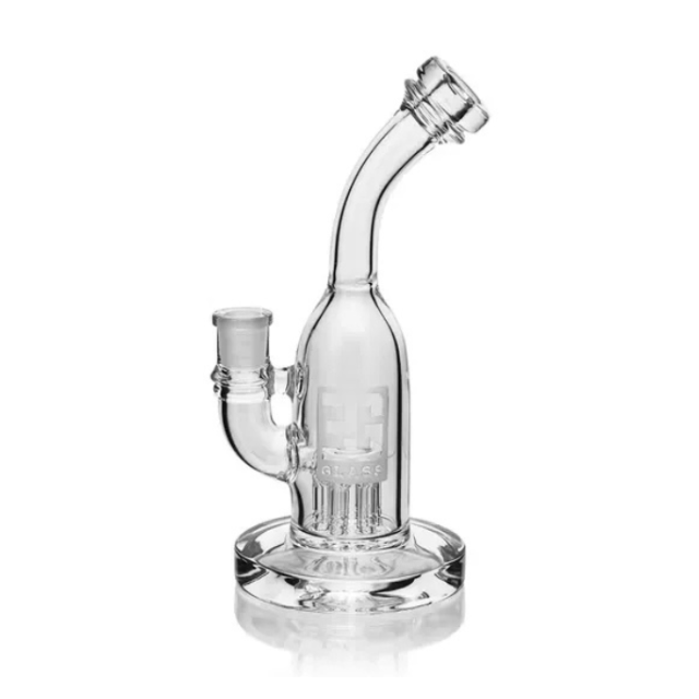 Ergonomic Rose Water Pipe Dab Rig 8.5″