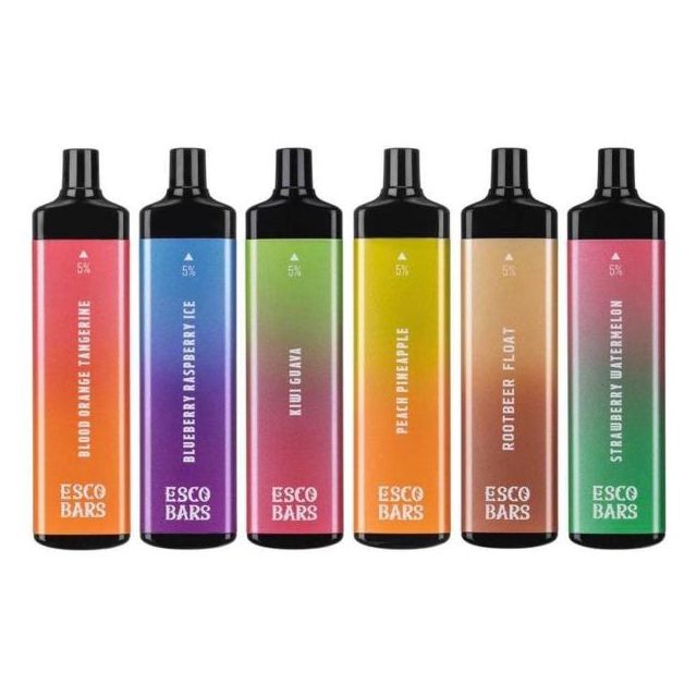 Esco Bars Mega 5000 Puffs Single Disposable All Flavors!