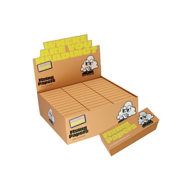 Flying Papers Tear Off Roll Rolling Papers Brown