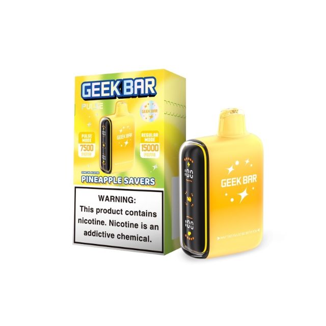 Geek Bar Pulse 15,000 Puffs Disposable Savers Edition Pineapple Savers
