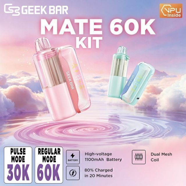 Geek Bar Mate 60,000 Puffs Disposable Kit