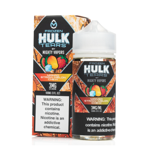 Hulk Tears E-Liquid  Series 100mL - Frozen Mango Straw-Melon Chew