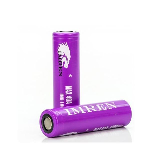 Imren IMR 18650 Purple Battery 2 Pack Wholesale