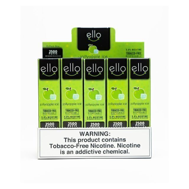 BLVK Ello 2500 Puffs TFN Disposable 10-Pack