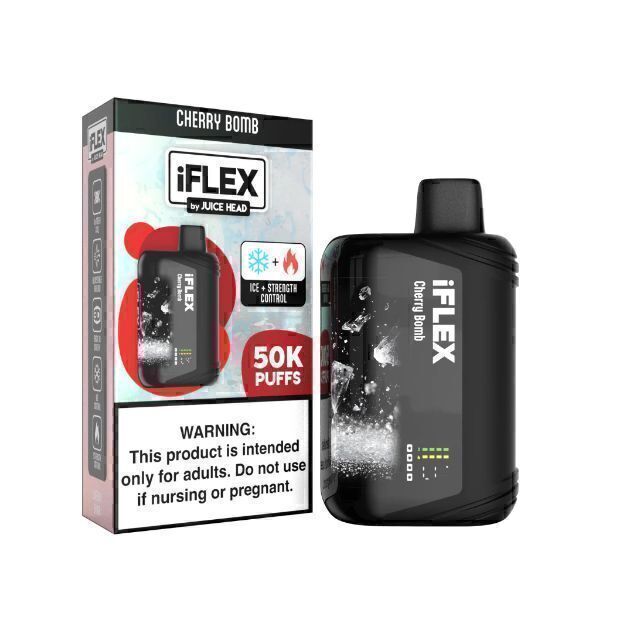 Juice Head iFlex 50,000 Puffs Metatine Disposable Cherry Bomb