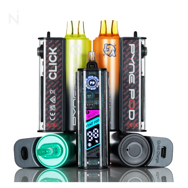 L&A X Pyne Pod Click 40K Disposable FULL KIT - 0% Zero Nic