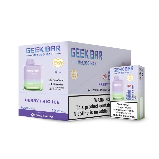 Geekvape Meloso Max 9000 Berry Trio Ice