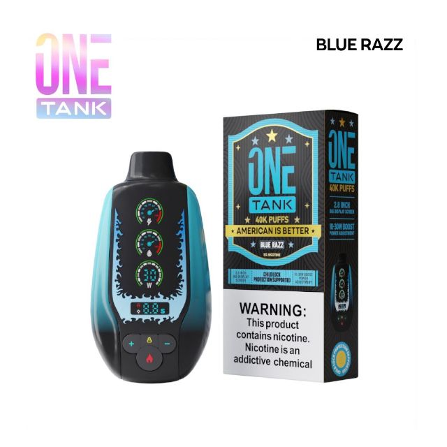 One Tank 40K Disposable Blue Razz