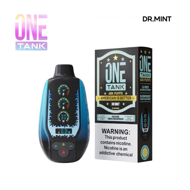 One Tank 40,000 Nicotine Disposable 5 Pack Dr. Mint