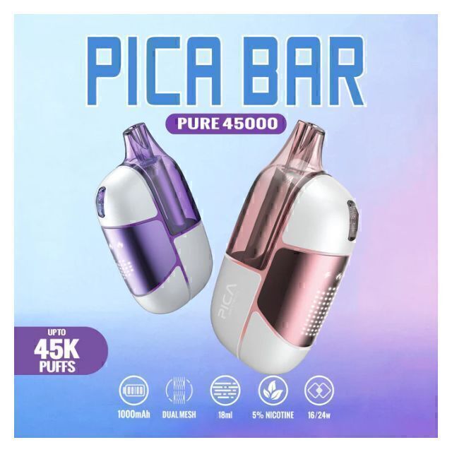 PICA BAR Pure 45,000 Puffs Disposable