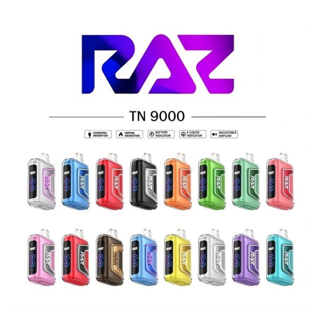 RAZ TN9000 9000 Puffs Disposable wholesale flavors