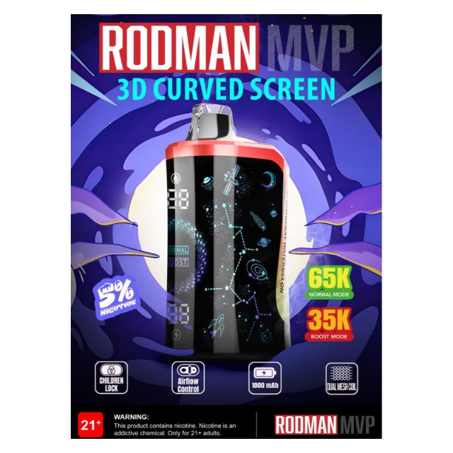 RODMAN MVP 65,000 Puffs Disposable