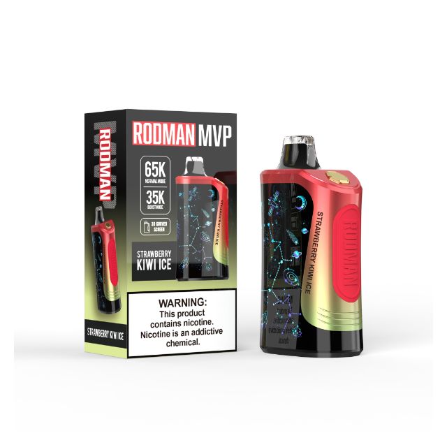 RODMAN MVP 65K Puffs Disposable - Texas Compliant Edition Strawberry Kiwi Ice