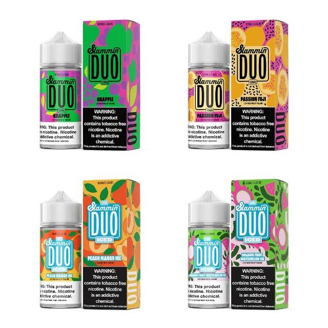 Slammin Duo Series E-Liquid 100mL (Freebase)