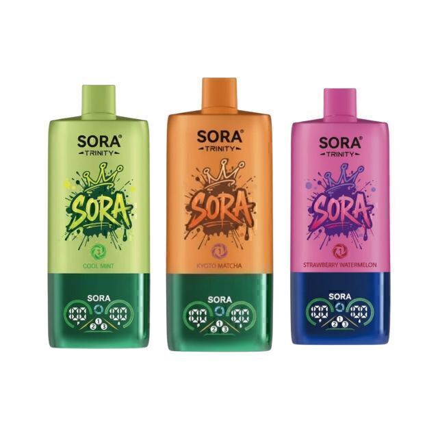 Sora Trinity 3-in-1 Flavors 60K Puff Disposable