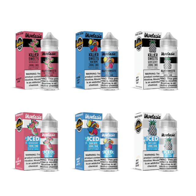 Vapetasia Killer Sweets TFN Series 100mL for wholesale and bulk pricing from Vape Wholesale USA
