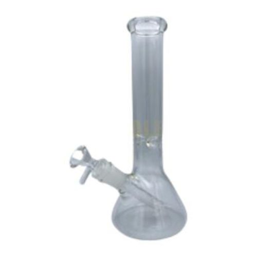 12" Heavy Duty Clear Glass Beaker Water Pipe with Ice Catcher