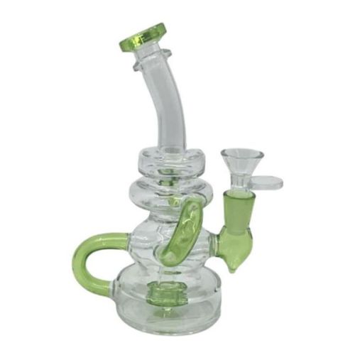 7.5" Mini Recycler Glass Water Pipe