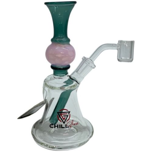 7.5" Chill Glass Golf Ball Water Pipe