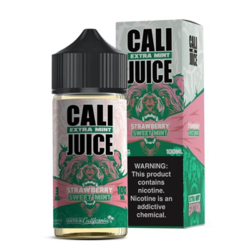Cali Juice Extra Mint 100mL Series Strawberry Sweet Mint