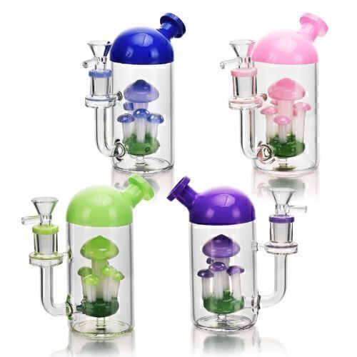 5.5" Mini Mushroom Water Pipe w/ 14mm Bowl