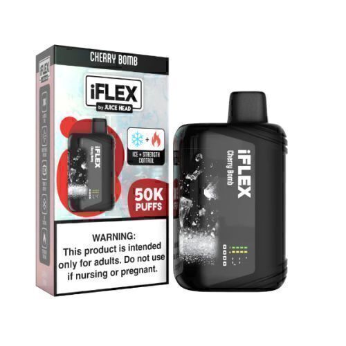 Juice Head iFlex 50,000 Puffs Metatine Disposable Cherry Bomb