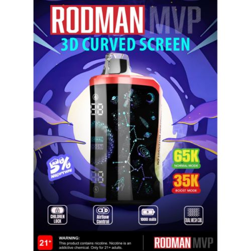 RODMAN MVP 65,000 Puffs Disposable