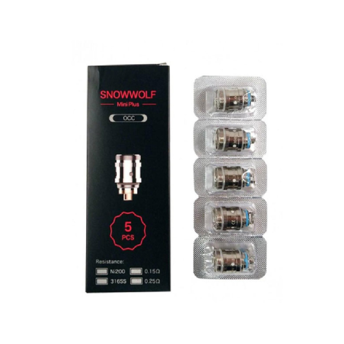SnowWolf Mini Plus Coils 5-Pack - Vape Wholesale USA