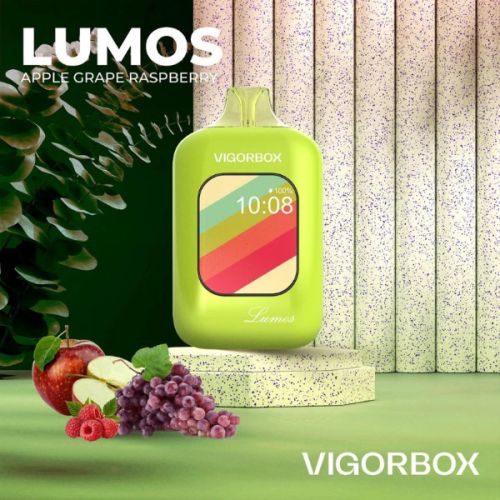 Vigorbox Lumos 25,000 Puffs Disposable Apple Grape Raspberry