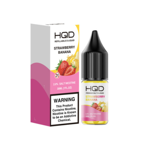 HQD Premium Salt E-Liquid - Strawberry Banana
