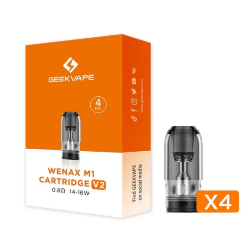 GeekVape Wenax M1 V2 Replacement Pod-4-Pack - Vape Wholesale USA