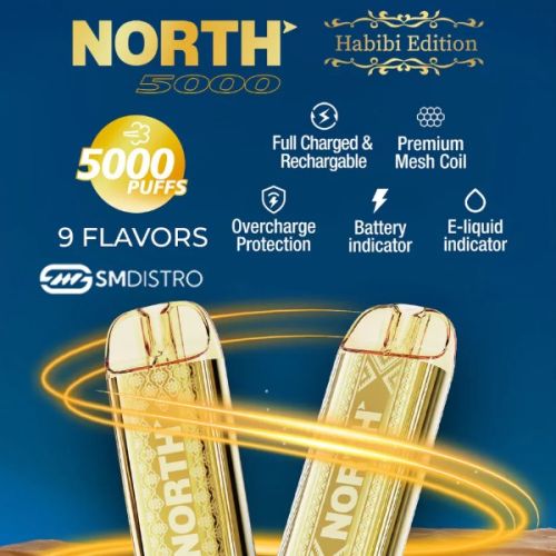North 5000 Puffs Disposable Habibi Edition