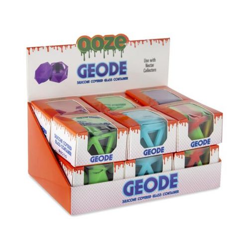 Ooze Geode Silicone & Glass Container Display Wholesale