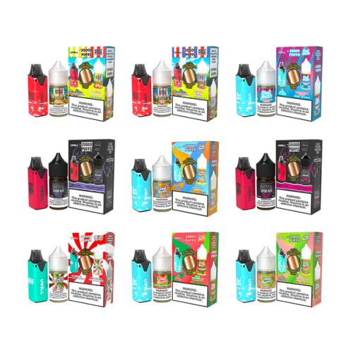 Best Deal Uwell V6 Pod Kit + Daddy's Vapor Vape Juice 30mL Bundle - Vape Wholesale USA