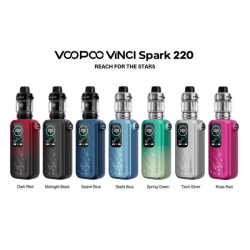 VooPoo Vinci Spark 220 Box Mod Starter Kit - Vape Wholesale USA