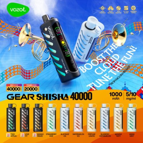 VOZOL Gear Shisha 40,000 Puffs Disposable